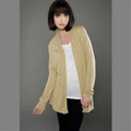 MOCO Eco ProModal Slub Fine Jersey Long Sleeve Open Front Cardigan Sweater